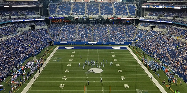 Indianapolis Colts battle Cincinnati Bengals at Lucas Oil Stadium