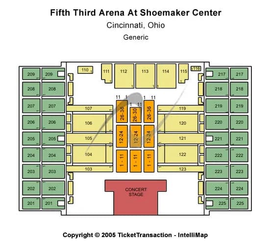  GENERIC Seating Map Seating Chart