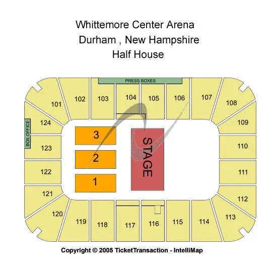  HALF HOUSE Seating Map Seating Chart