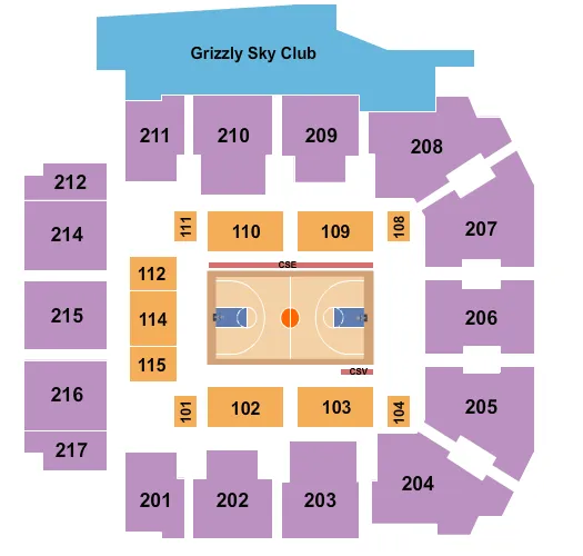  GLOBETROTTERS Seating Map Seating Chart