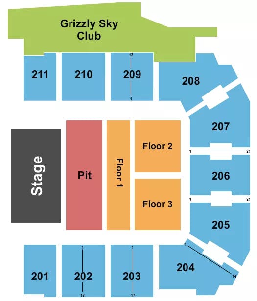  JON PARDI Seating Map Seating Chart