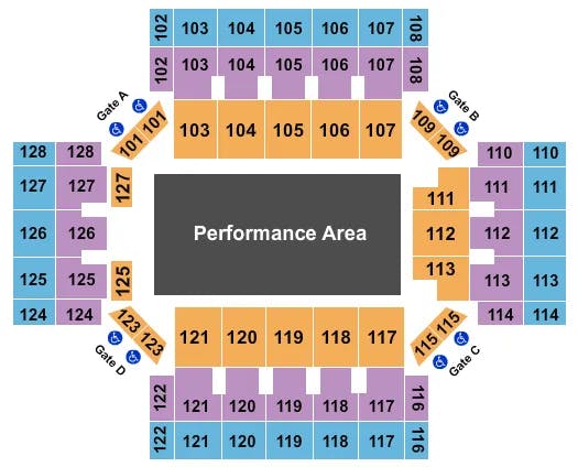  HOT WHEELS MONSTER TRUCK LIVE Seating Map Seating Chart