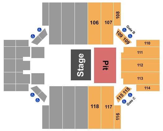  RILEY GREEN Seating Map Seating Chart