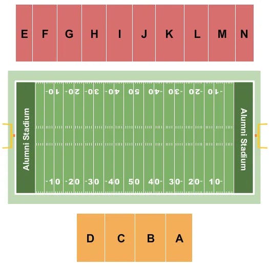  FOOTBALL Seating Map Seating Chart