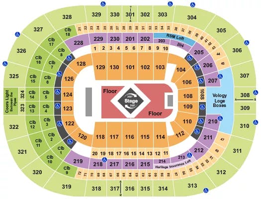  DRAKE Seating Map Seating Chart