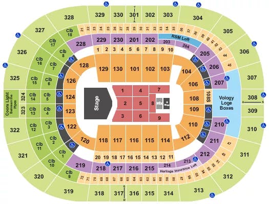  GRUPO FIRME Seating Map Seating Chart