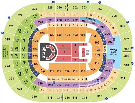  MEGAN THEE STALLION Seating Map Seating Chart