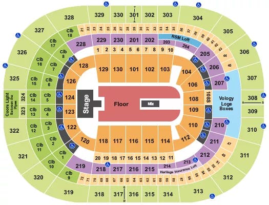  NF Seating Map Seating Chart