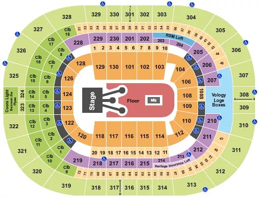  ROD WAVE 2 Seating Map Seating Chart