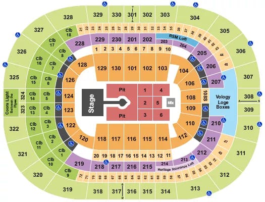  SABRINA CARPENTER Seating Map Seating Chart