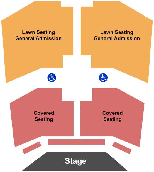 ARVADA CENTER MAIN STAGE THEATRE ENDSTAGE GA Seating Map Seating Chart