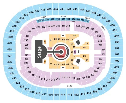  BEYONCE 2 Seating Map Seating Chart