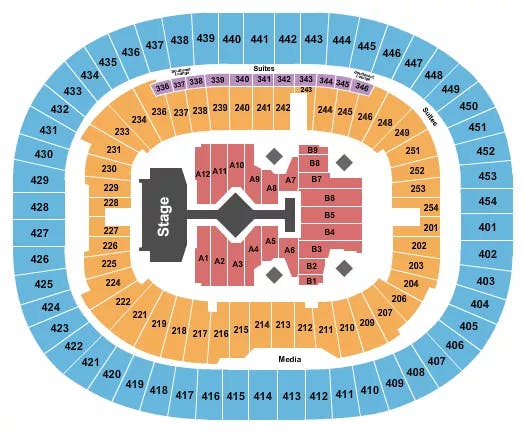  TAYLOR SWIFT 2023 Seating Map Seating Chart