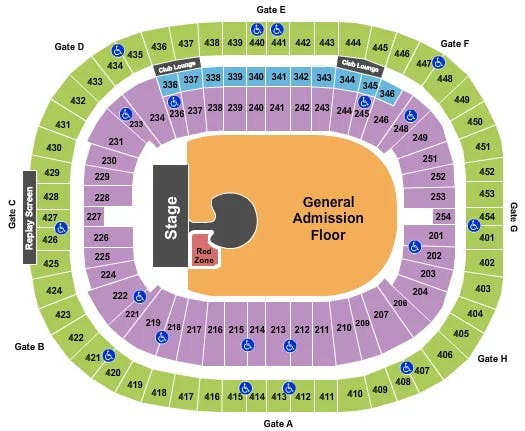  U2 Seating Map Seating Chart