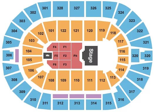  BILLY STRINGS 2 Seating Map Seating Chart