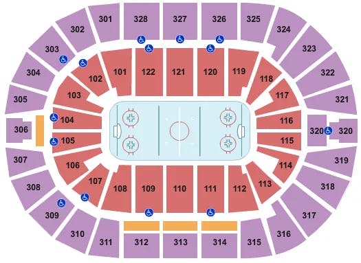  HOCKEY Seating Map Seating Chart