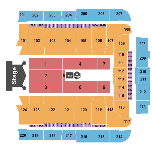  KISS Seating Map Seating Chart