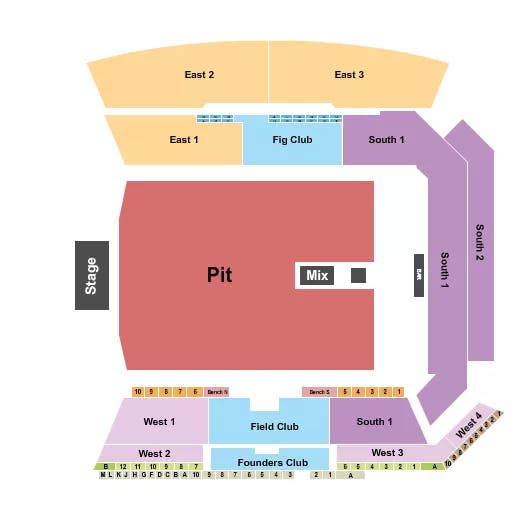  JOHN SUMMIT Seating Map Seating Chart