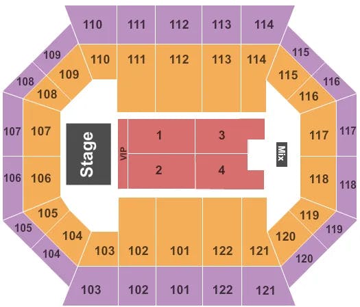  IL VOLO Seating Map Seating Chart