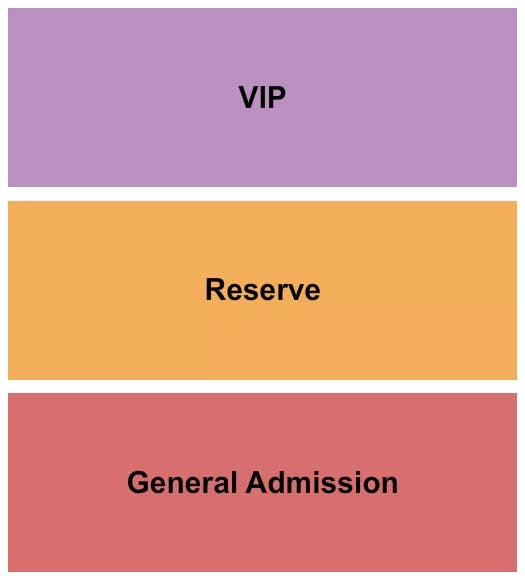  GA RESERVE VIP Seating Map Seating Chart