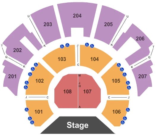  ENDSTAGE Seating Map Seating Chart