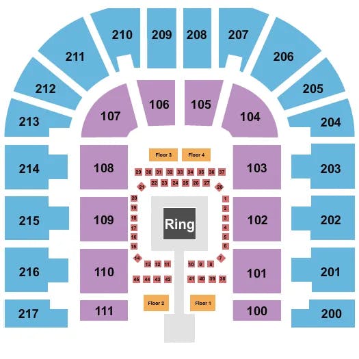  FIGHTING Seating Map Seating Chart