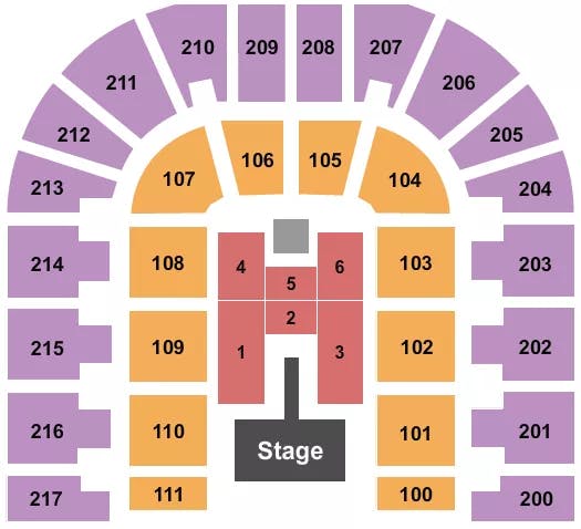  ROMEO SANTOS Seating Map Seating Chart