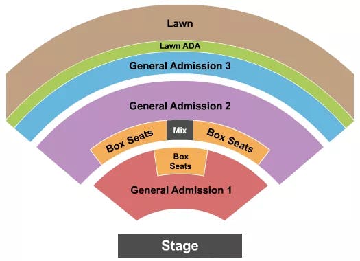  PRETTY LIGHTS Seating Map Seating Chart