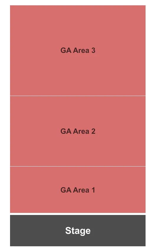  3 LEVEL GA Seating Map Seating Chart
