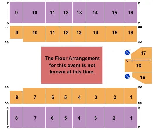  GENERIC FLOOR Seating Map Seating Chart