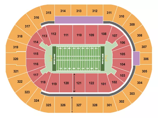  FOOTBALL Seating Map Seating Chart