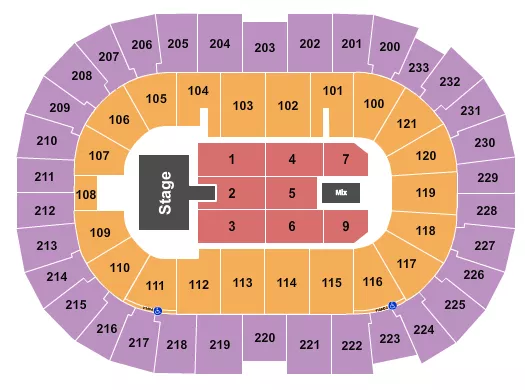  HOOTIE Seating Map Seating Chart