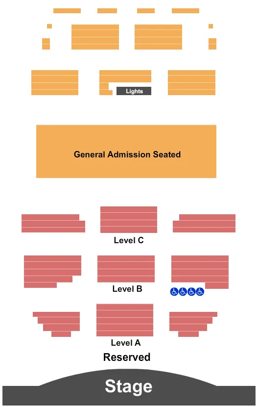  ENDSTAGE 2 Seating Map Seating Chart