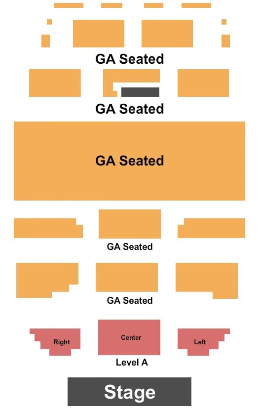  ENDSTAGE A RESERVED Seating Map Seating Chart