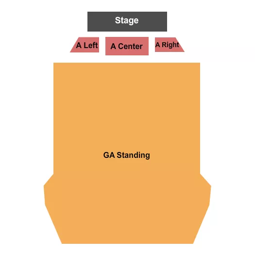  ENDSTAGE GA 3 Seating Map Seating Chart