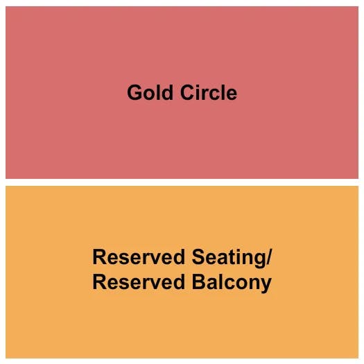  GOLD CIRCLE RESERVED SEATING RESERVED BALCONY Seating Map Seating Chart