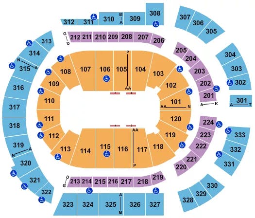  JURASSIC WORLD LIVE Seating Map Seating Chart