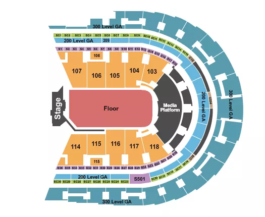  NHL DRAFT Seating Map Seating Chart