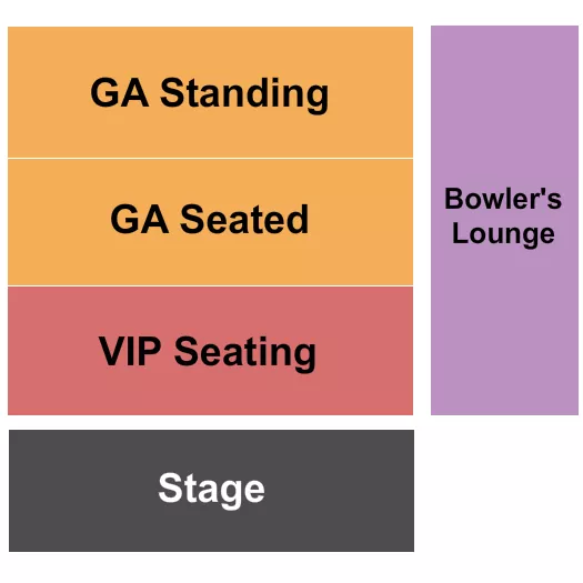  VIP GA LOUNGE Seating Map Seating Chart