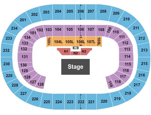  SESAME STREET Seating Map Seating Chart