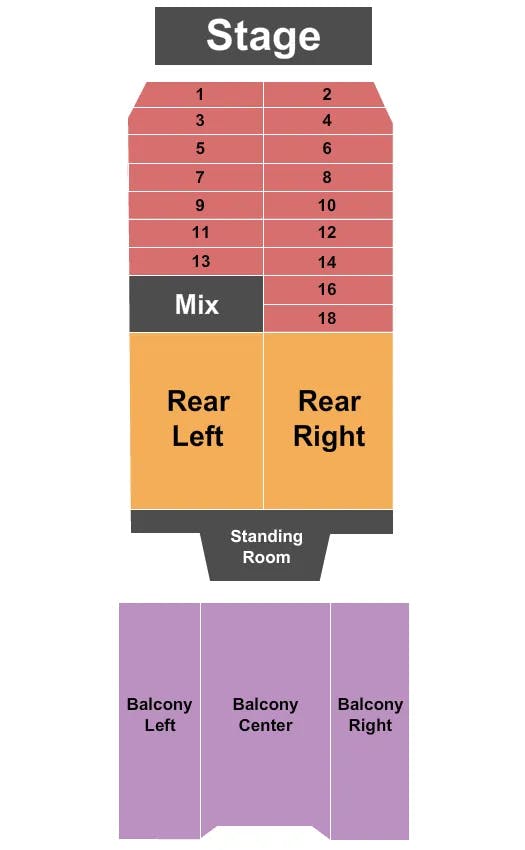  FIGHT NIGHT Seating Map Seating Chart