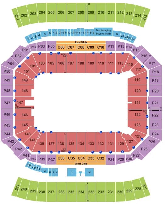  OPEN FLOOR Seating Map Seating Chart