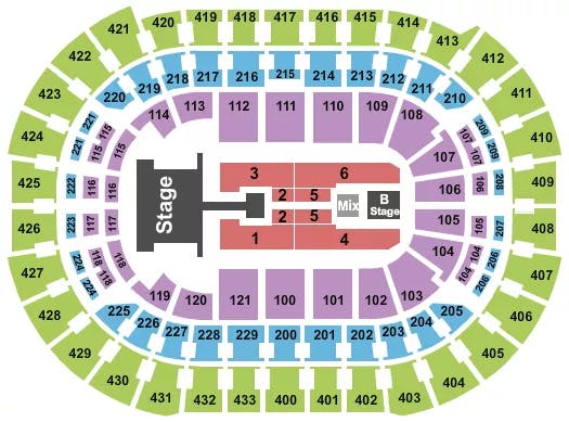  ENRIQUE IGLESIAS Seating Map Seating Chart