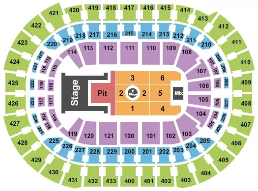  LIL BABY Seating Map Seating Chart