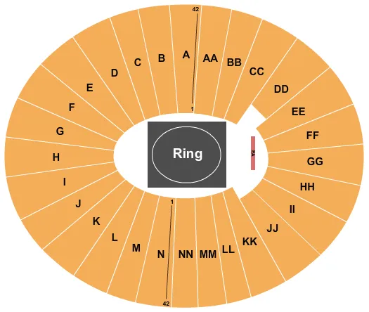  WRESTLING Seating Map Seating Chart