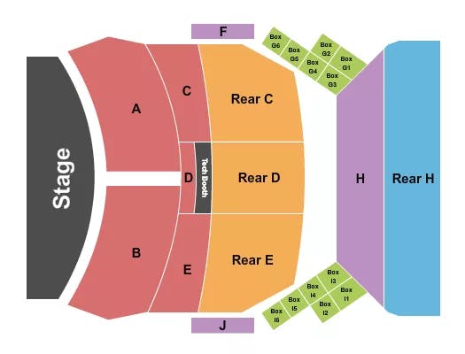  ENDSTAGE 2 Seating Map Seating Chart