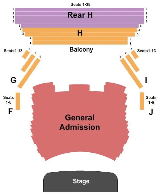  LIZ PHAIR Seating Map Seating Chart