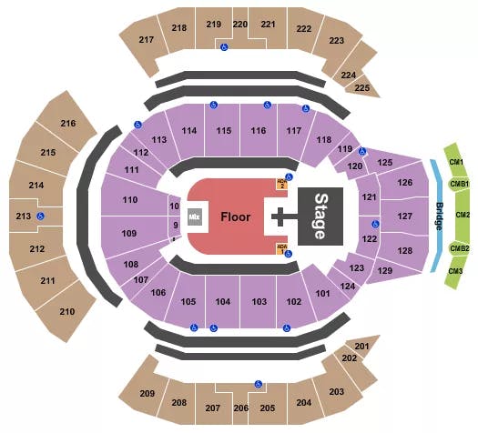  SUICIDEBOYS Seating Map Seating Chart