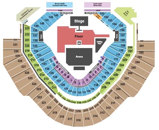  FESTIVAL Seating Map Seating Chart