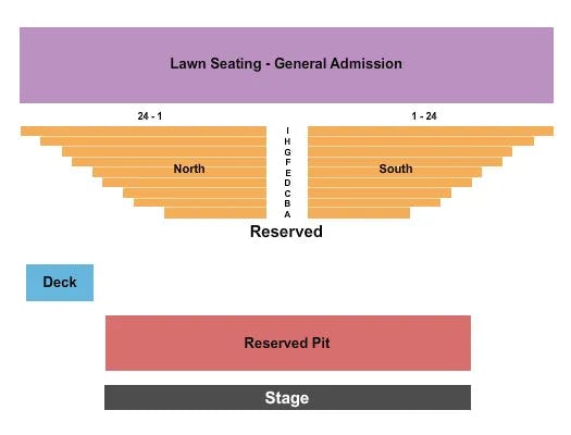  ENDSTAGE RSV PIT Seating Map Seating Chart